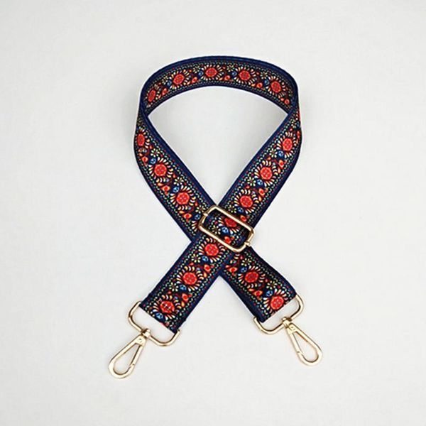 

bag parts & accessories ethnic style shoulder strap cute rfid blocking gold buckle replacement accessory fabala handbag adjustable belts, Black