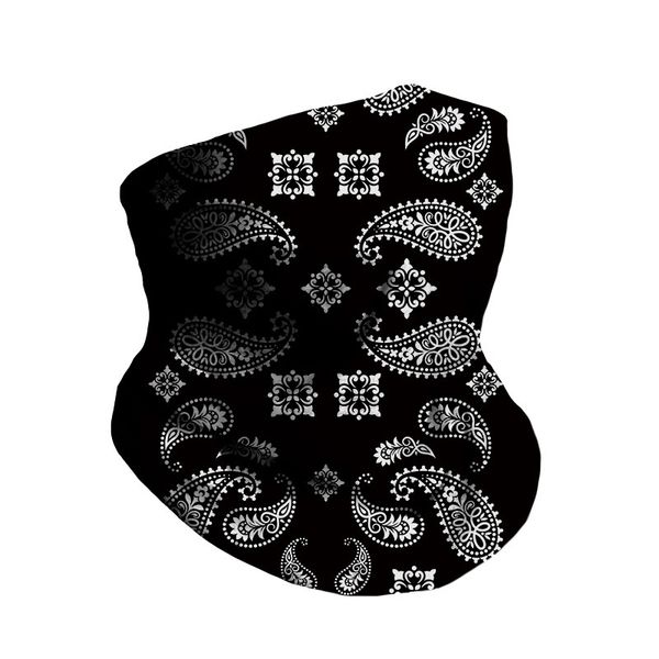 

cashew black nut flower neck cover sunscreen breathable outdoor riding versatile magic headscarf trend hip-hop mask bib