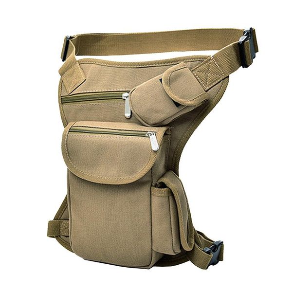 

fashion canvas legbag for women&men casual multi-functional tactical waist bag legs fanny pack boys belt motorcycle pocket bags