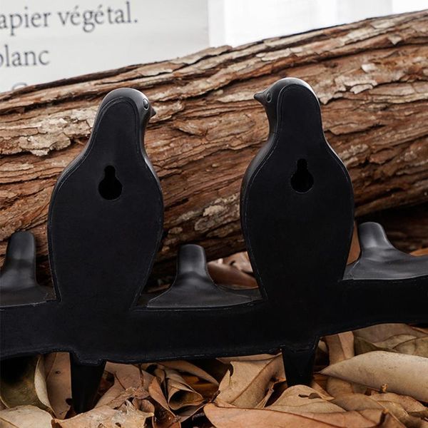 

hooks & rails diy 3d cartoon no drilling bedroom wall hanging abs exquisite living room clothes coat rack practical bird decor hook home