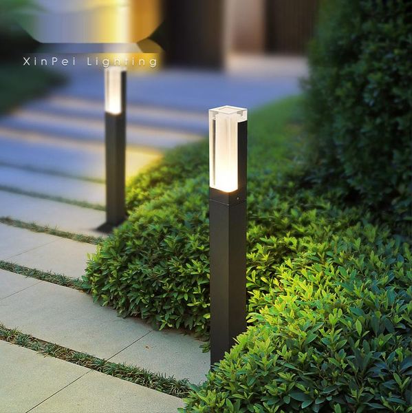 

outdoor lawn lamp waterproof garden villa plug acrylic simple landscape lamps