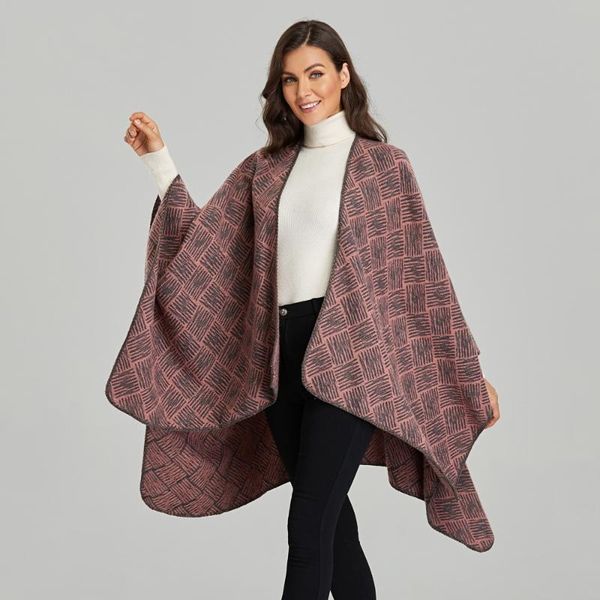 

scarves 2021 fashion stripe scarf for women winter pashmina cashmere blend shawls warm wrap outdoor soft long foulard bufanda, Blue;gray