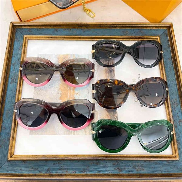 

73% off factory sale l's new plate sunglasses trendy women's net red same personality sunglasses men's z1132, White;black