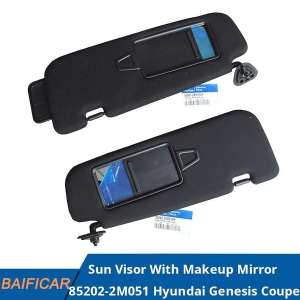 

other interior accessories baificar brand genuine sun visor with makeup mirror 85201-2m051 , 85202-2m051 for genesis coupe