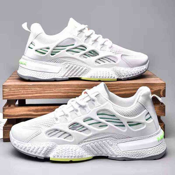 

2021 summer sports leisure couple men's and women's flying woven breathable shoes sneakers, Black