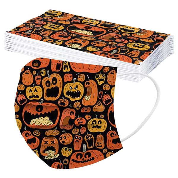 

10pcs mascarilla facial dechable printed cartoon protective face mask dust-proof anime mask halloween cosplay