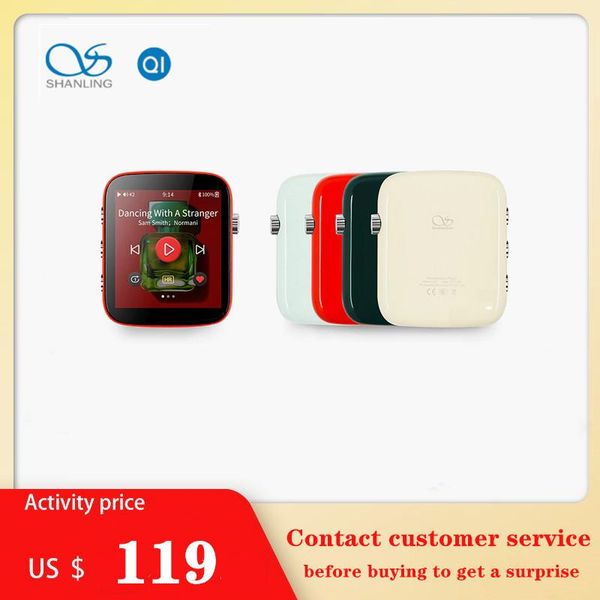 

& mp4 players shanling q1player bluetooth portable hifi audio dac/amp two-way music player mp3 support dsd128 pcm32bit/384khz ldac/aptx