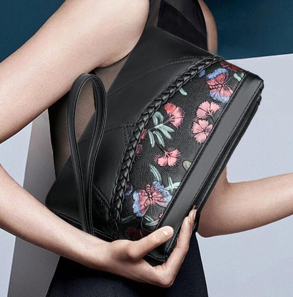 

evening bags soft leather sheepskin women's bag small women 2021 korean version of middle-aged mother's single shoulder straddle