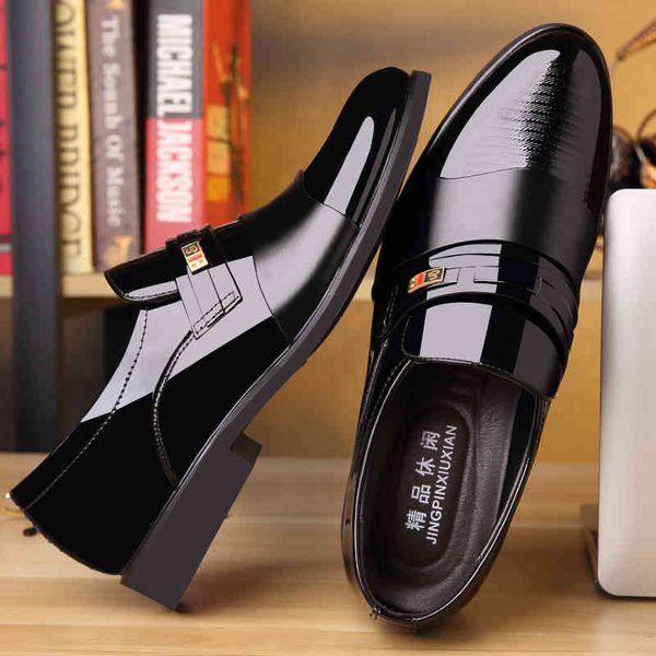 

dress shoes men formal business luxury oxfords footwear suit drop zu64, Black