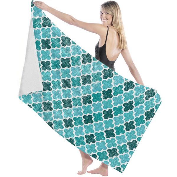 

towel moroccan style pattern retro bath microfiber beach bathroom supplies towels for adults