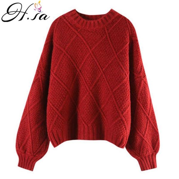 

casual twisted pullover and sweaters for women candy colors solid pull femme beige blue loose knitted jumpers korean 210430, White;black