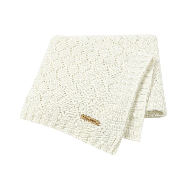 

baby blankets knitted newborns bebes swaddle wrap blanket 100*80cm super soft infant stroller sofa bedding covers toddler quilts