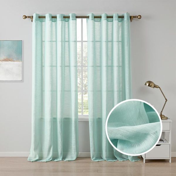 

yanyangtian tulle yarn curtain window curtains for living room decoration in kitchen grommet home supplies & drapes