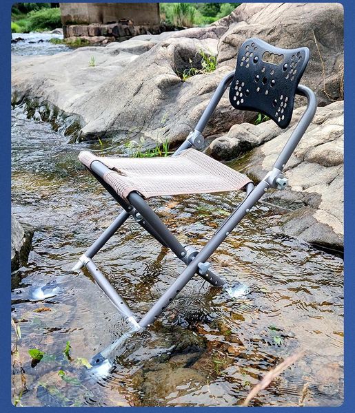 

fishing accessories lightweight chair all terrain folding portable multifunctional wild stool