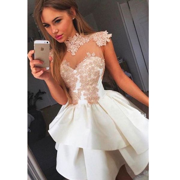 

sweetheart ball dresses high low hi-lo lace hand made flower homecoming gowns party, Blue;pink