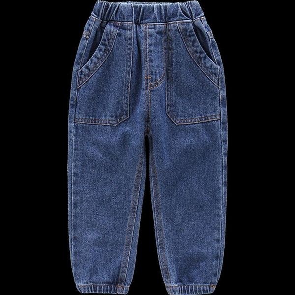 

baby girl jeans solid color girls pants spring autumn children casual style clothes for, Blue