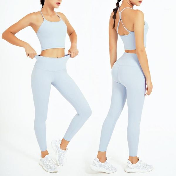 

yoga outfit seamless women set gym clothing female clothes sets workout sportswear high waist legging sport crop
