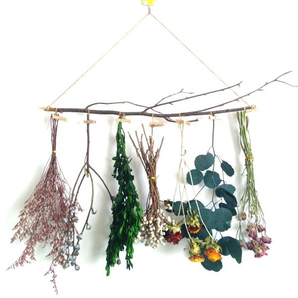 

dried flower bouquet,floral wall hanging decor,home decor,wedding floral decor,rustic decor decorative flowers & wreaths