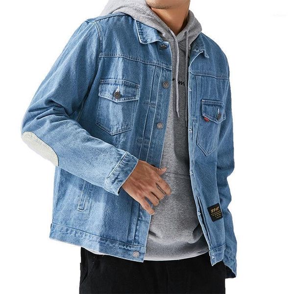 

men's jackets men jacket spring and autumn street retro denim japanese fashion clothing casual, Black;brown