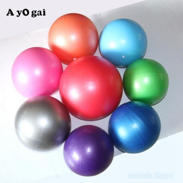 

100pcs mini yoga ball 9 colors optional thick matte explosion-proof 25cm gymnastic pilates fitness balls