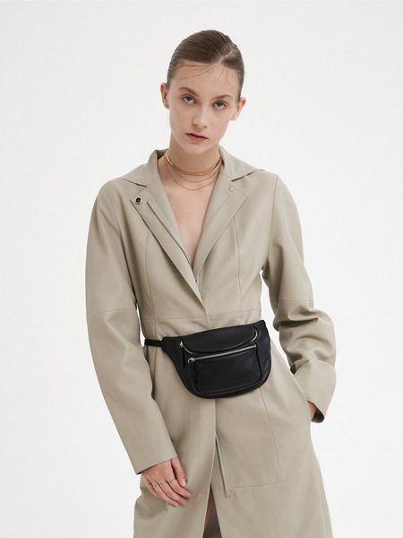 

waist bags 103 genuine leather large capacity zipper belt for women