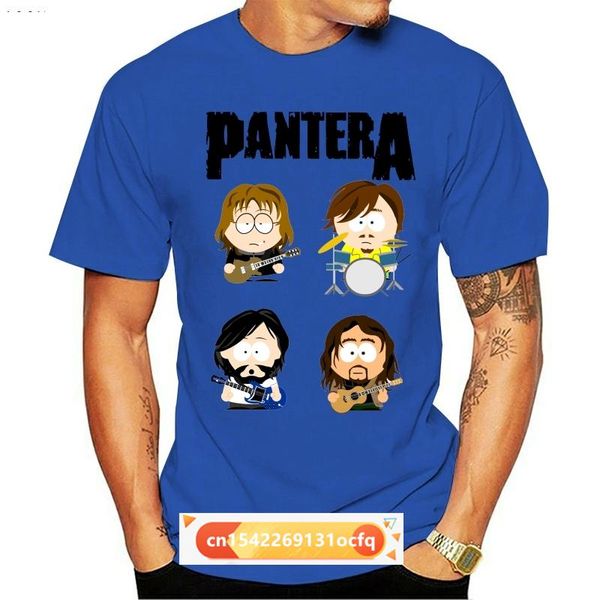 

men's t-shirts pantera cartoon men white band t-shirt clothing shirt boy girl, White;black