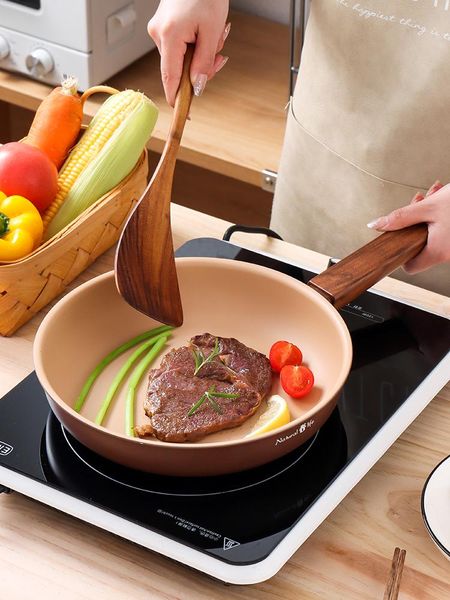 

pans pan non-stick household multi-functional pancake egg frying gas stove applicable steak