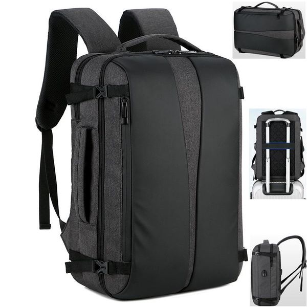 

backpack lapbag men travel daypacks schoolbag male leisure backbag mochila sleeve notebook usb computer cover