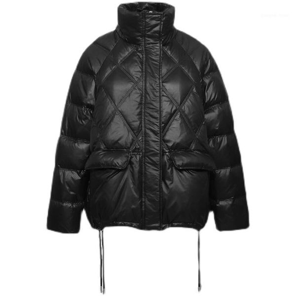 

women's down & parkas 2021 winter clothes women autumn 90% white duck coats famale short korean style jackets for ladies abrigo mujer s, Black