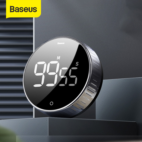 

Baseus ED Magnetic Digita Timer For Kitchen Cooking Countdown Aarm Cock Eectronic Cooking Countdown Timer
