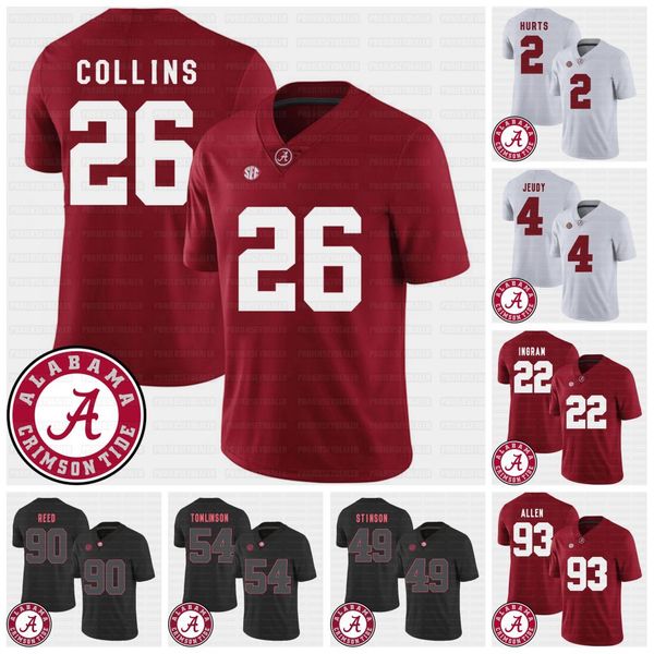 

alabama crimson tide 2018 college football sec patch jersey 2 derrick henry 4 jerry jeudy 5 ronnie clark smith clinton-dix jacobs foster rug, Black