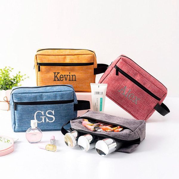 

cosmetic bags & cases men's travel bag personalized embroidered portable storage wash customized multi-functional cationic