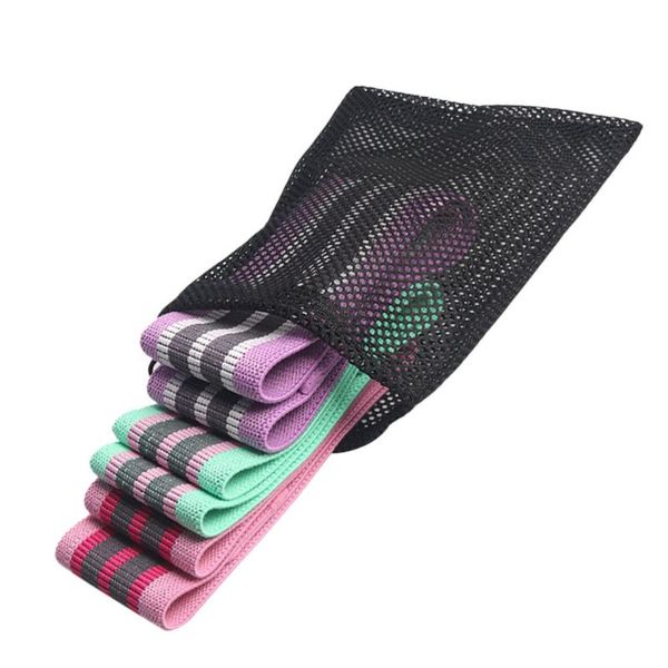 

set hip elastic band bodybuilding resistance belt for bulifting squats exercise workout colorful (3pcs bands 1pc me
