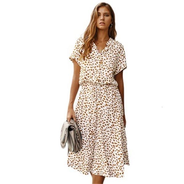 

dign fashion women's 2021 summer short sleeve s shirt collar skirt, Black;gray