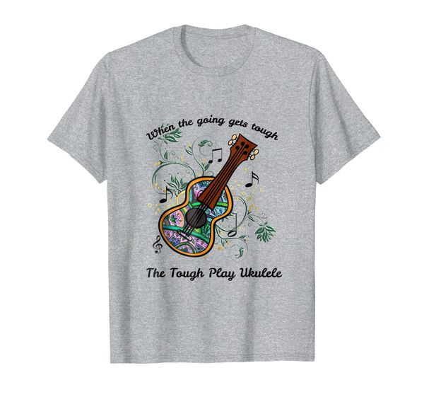 

The Tough Play Ukulele T-shirt, Mainly pictures