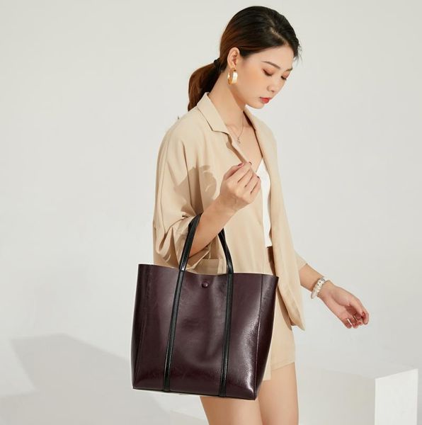 

waist bags 2021 style korean simple fashion leather woman bag contrast color casual large capacity hand/shoulder/slung for women