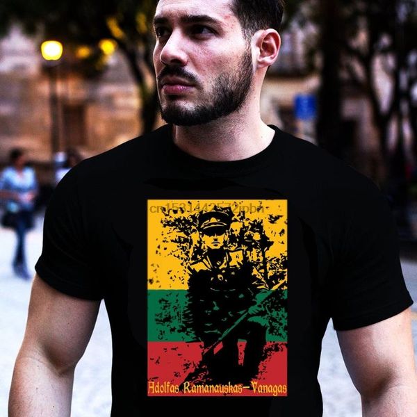 

men's t-shirts adolfas ramanauskas union of lithuanian om fighters(2), White;black