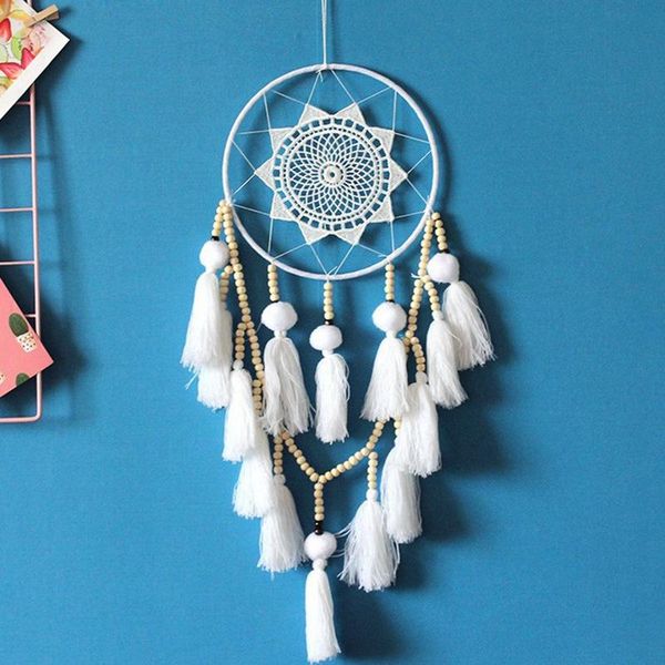 

handmade dream catcher wind chimes home hanging craft gift dreamcatcher ornament car bedroom decoration decorative objects & figurines