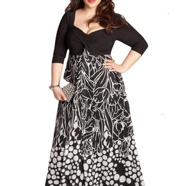 

print casual dresses large dress style, Black;gray