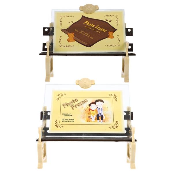 

2pcs creative bench design po frame cartoon deskpicture frames
