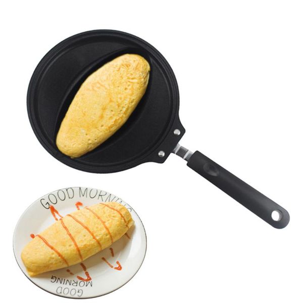 

pans nonstick frying pan pancake omurice mold omelette egg with anti-scalding handle kitchen cookware