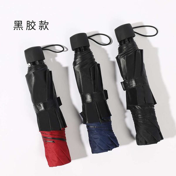 

21 inch folding storage sunny and rainy dual purpose sunshade business three fold umbrella multi color optional customized
