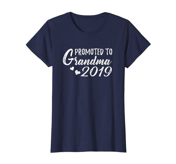 

Womens Womens Promoted to Grandma Est 2019 T Shirt, Mainly pictures