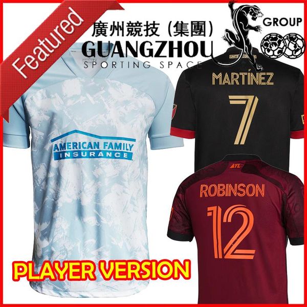 

2021 atlanta united mls soccer jersey martinez moreno home black player version 2122 away camouflage 3rd third dark red maroon men footb, Black;yellow
