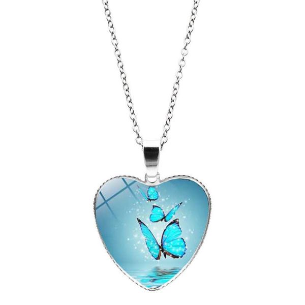 

arrival sweet butterfly necklace acrylic color clavicle chain for women girl jewelry gifts collares de moda fn65 chokers, Golden;silver