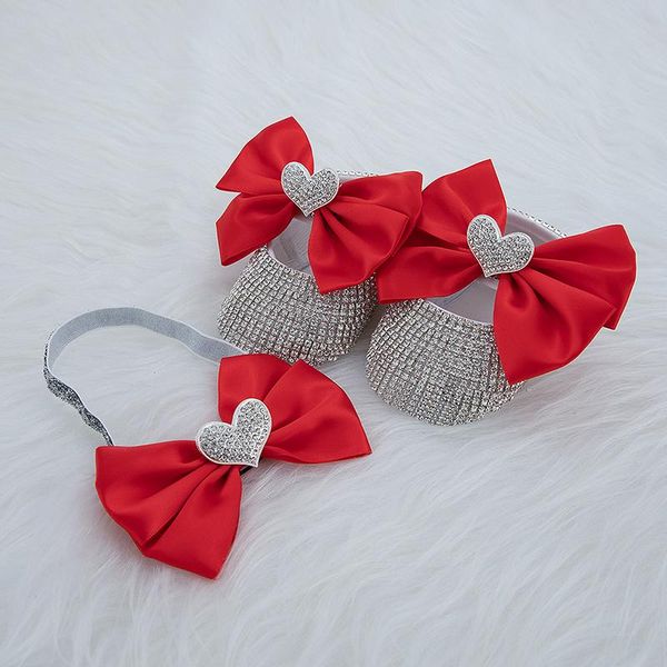 

bling sweet heart red baby girl first walker born infant shoes perfect gift spc walkers