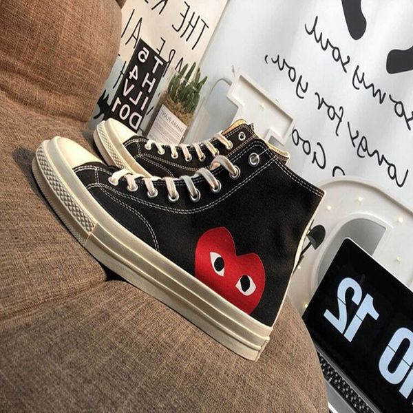 

shoes men women, black shoes, cdg s hike star high low, 1970