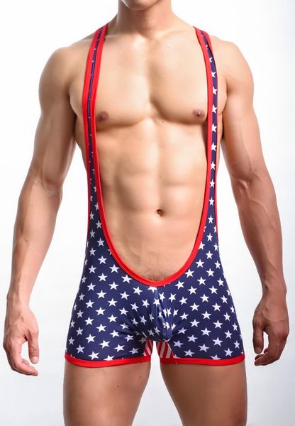

men's body shapers men stripe bodysuit jockstrap underwear man jumpsuits back strap bodywear bodybuilding cotton tank fx1020, Black;brown