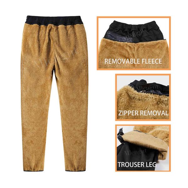 

men's pants big size -8xl male sweatshirt removable speed pants winter, Black