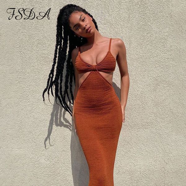 

2021knitted beach dress sleeveless maxi spaghetti strap vacation bodycon hollow out summer party wrap dresses backless, Black;gray